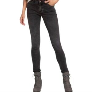 Roxy Black Wash Skinny Jeans‎ Denim Pants Casual Everyday Style Comfortable 26
